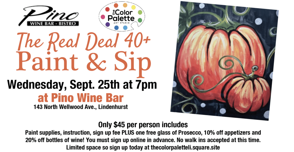 The Real Deal 40+ Paint & Sip