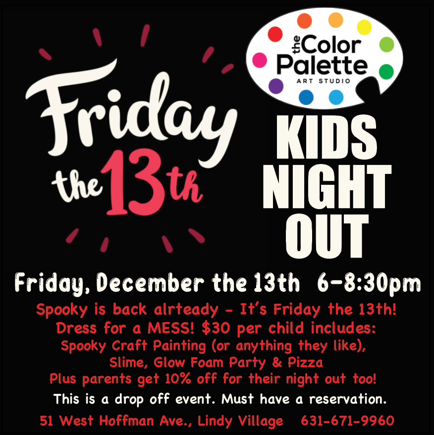 Friday The 13th Kids Night Out