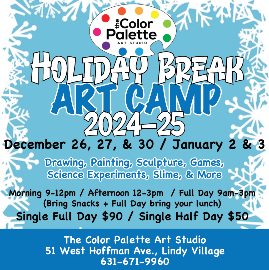 Holiday Break Art Camp Dec 2024 / Jan 2025