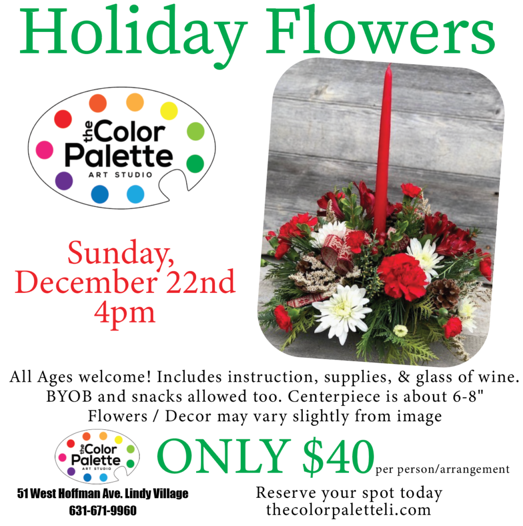 Holiday Flower Centerpieces