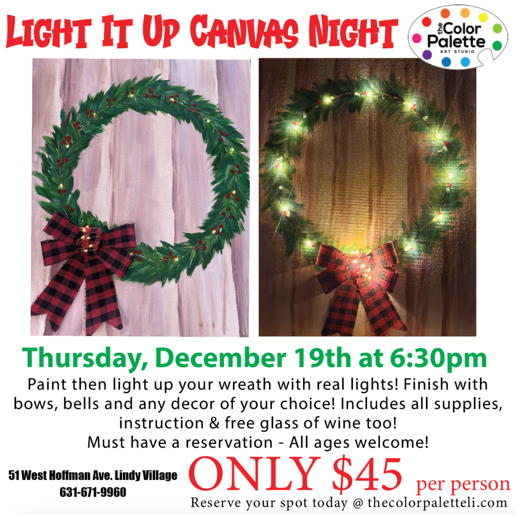 Light Up Canvas Paint Night