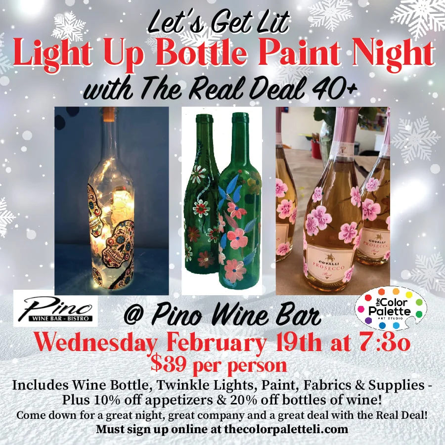 DIY Light Up Bottles with The Real Deal 40+