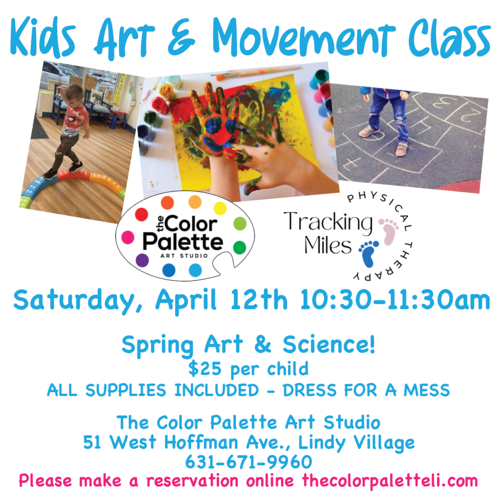 Kids Art, Movement, & Science Class April 2025