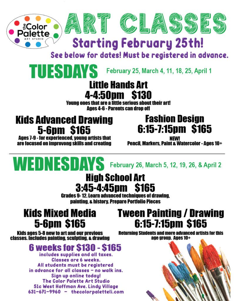 Art Classes (Late Winter 2025)