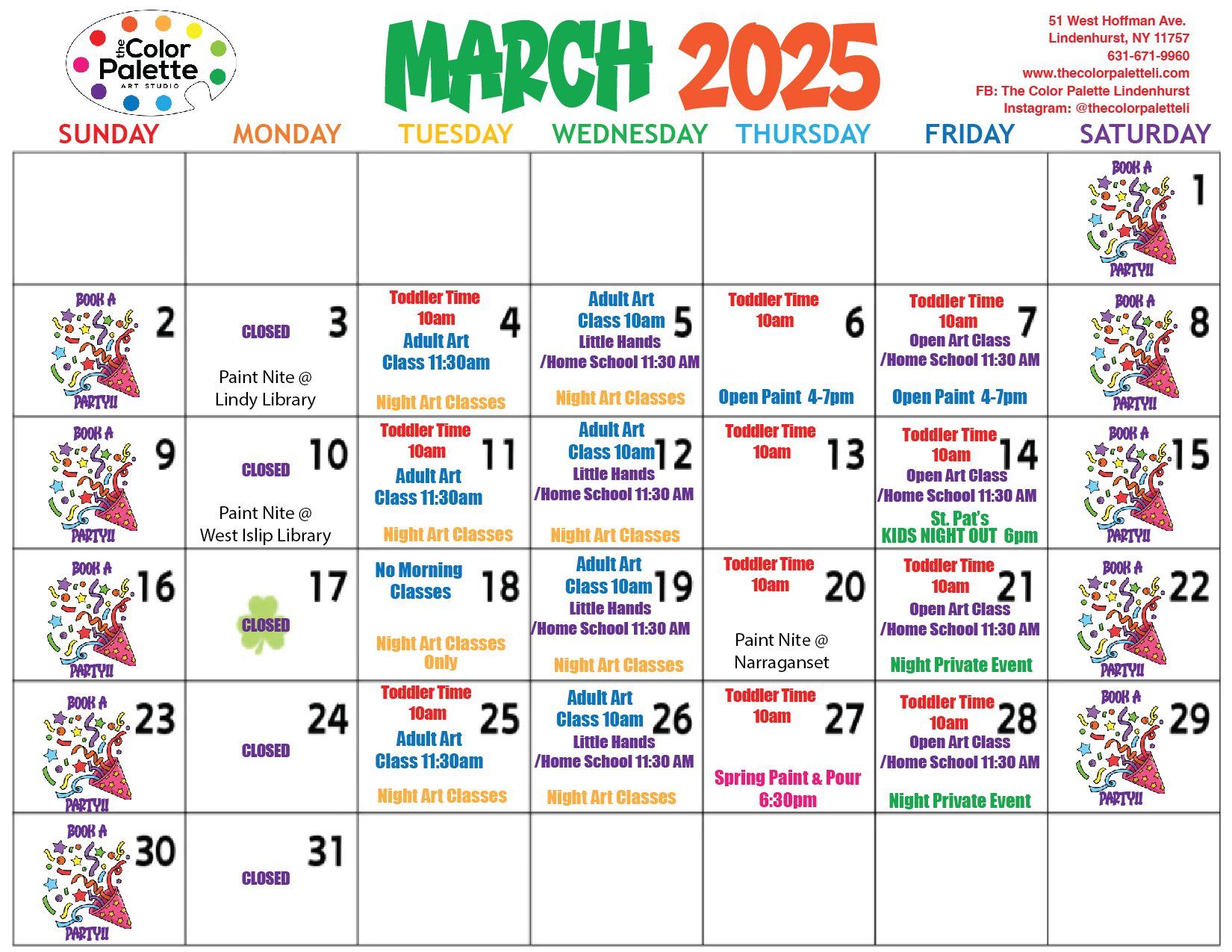 March 2025 Calendar