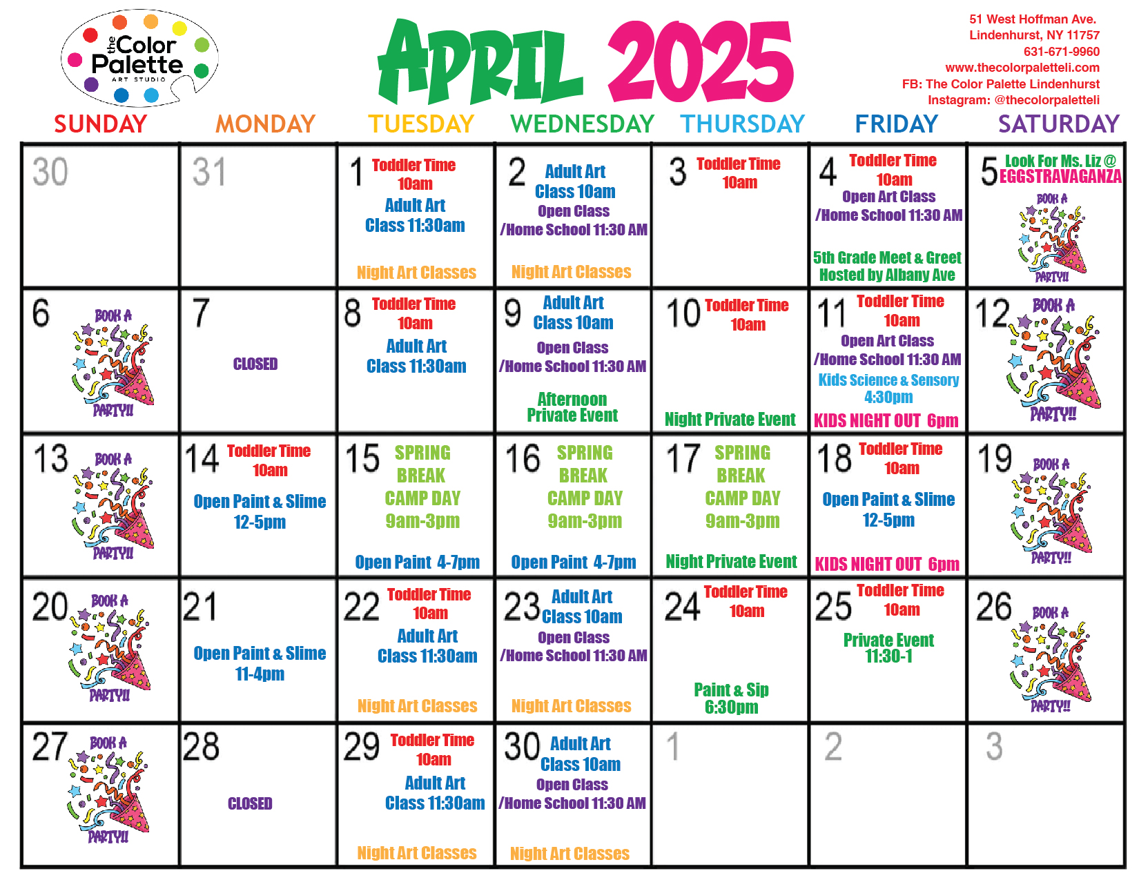 April 2025 Calendar